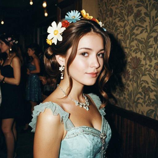 Enchanting Solo Girl at Themed Party