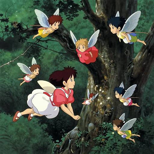 Ghibli-Style Magical Pixie Design