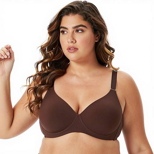 Elegant Plus-Size Model Portrait