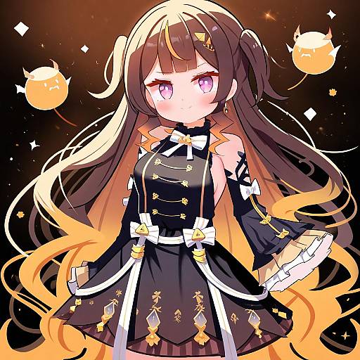 Illustration of Anya melfissa (1st costume), hololive in the style of Sseopik