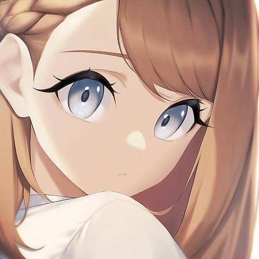 Illustration of Hanasato minori, project sekai in the style of Blueorca