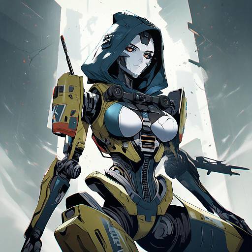 Illustration of Ash (titanfall 2), apex legends in the style of Fukai ryosuke