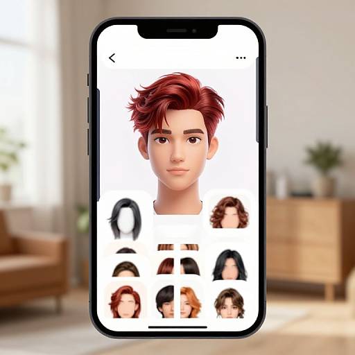 Sleek Hairstyle App with Realistic Face Mapping