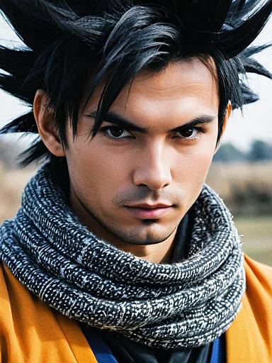 Adult Super Saiyan Goku Portrait