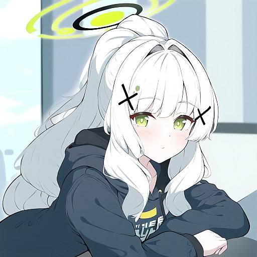 Illustration of Hare (blue archive), blue archive in the style of Moyoron