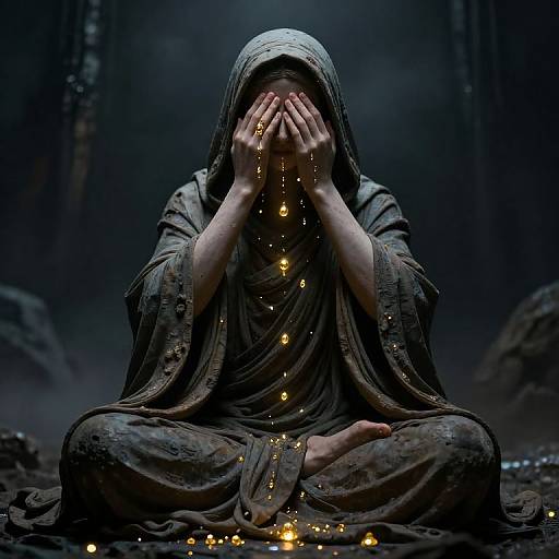 Ethereal Cloaked Deity Meditation