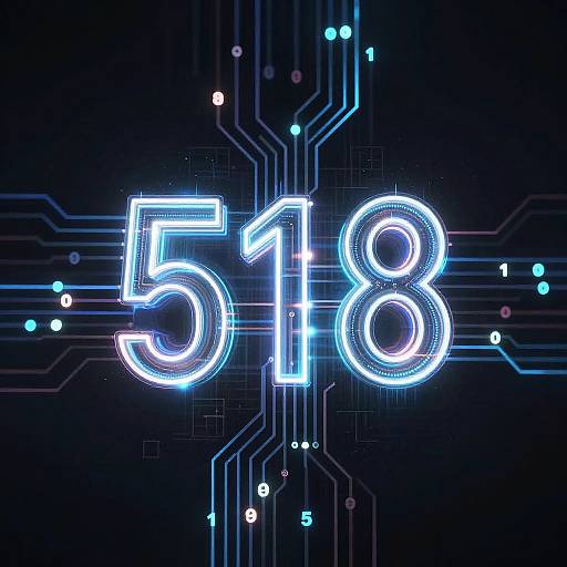 Abstract Digital Data Flow Art