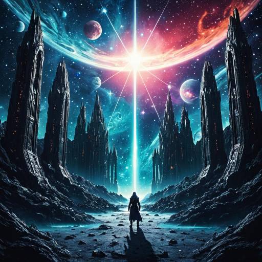 Celestial Guardians in a Fantasy Realm