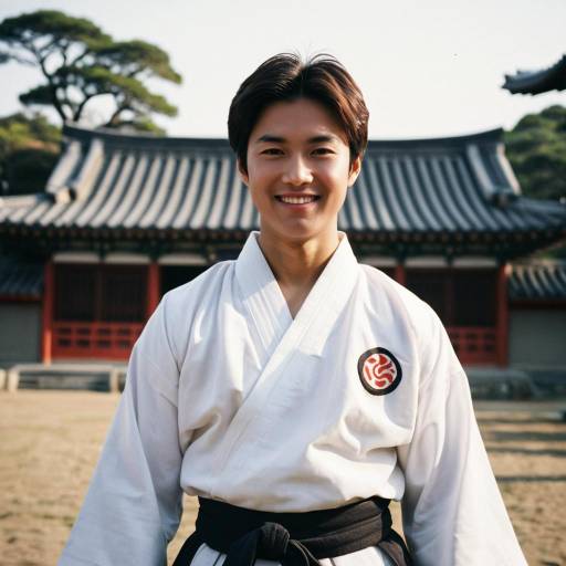 Young Martial Artist in Karate Gi