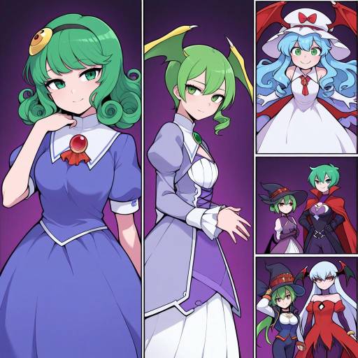 Cosplay Crossover with Green-Haired Girls