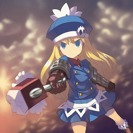 Illustration of Gunner 2 (sekaiju), sekaiju no meikyuu in the style of Madjian