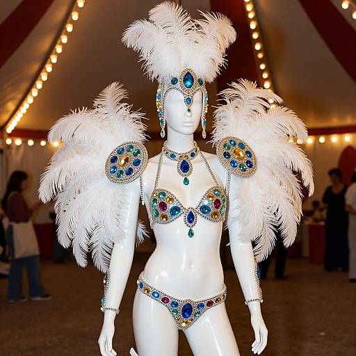 Glamorous Carnival Costume Mannequin