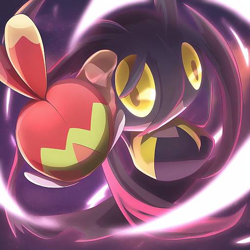 Illustration of Applin, pokemon in the style of Idaten93