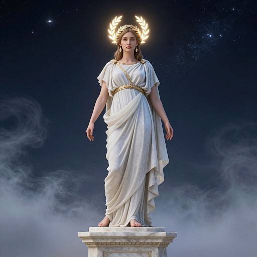 Mystical Roman Fantasy Scene