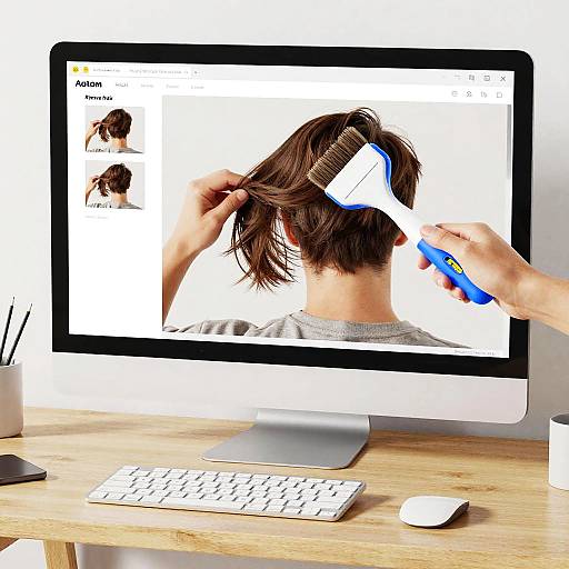 Seamless Hair Removal Digital Art