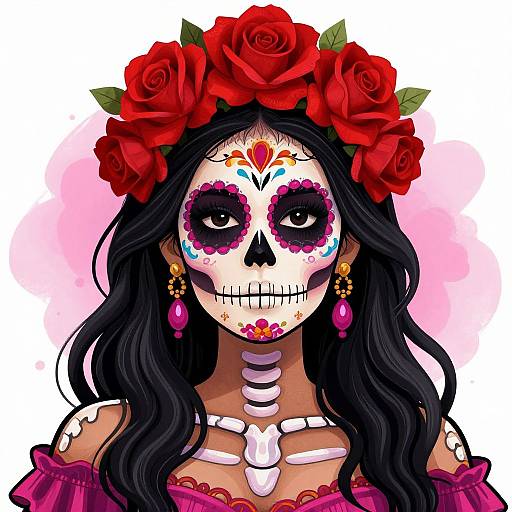 Day of the Dead Skeleton Woman