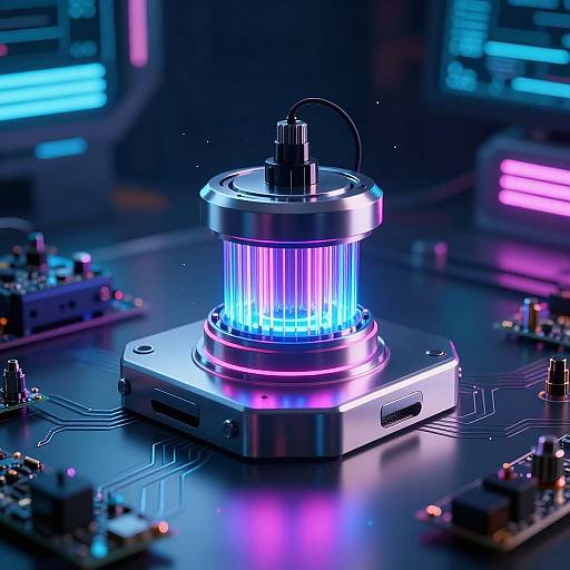 Futuristic Cyberpunk Buzz Filter Device