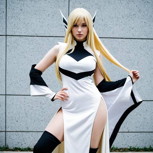Elegant Lusamine Cosplay Outfit Design