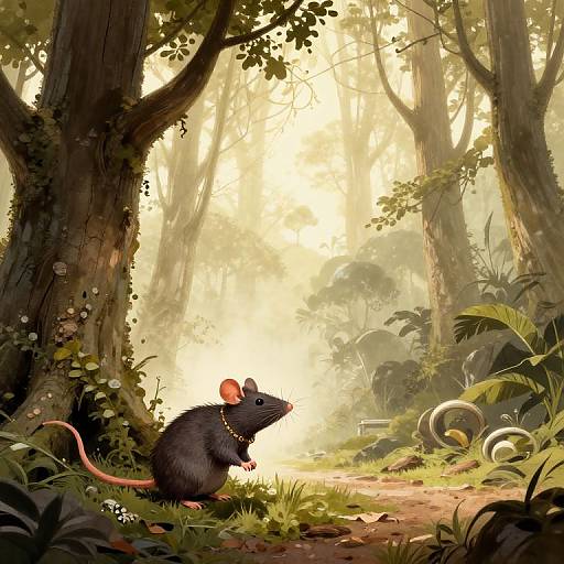 Rat Jewel Thief in Redwall Style