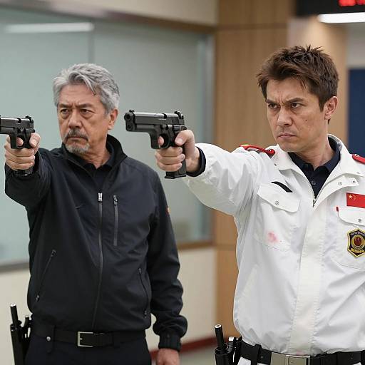 Standoff Between Two Intense Figures