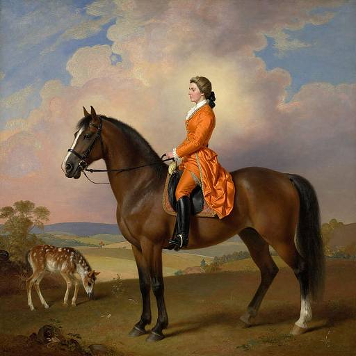 18th-Century Equestrian Portrait