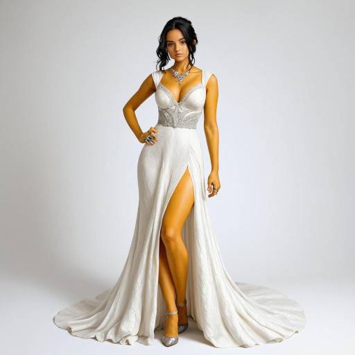 Sophisticated Woman in Elegant Gown Sophisticated Woman in Elegant Gown
