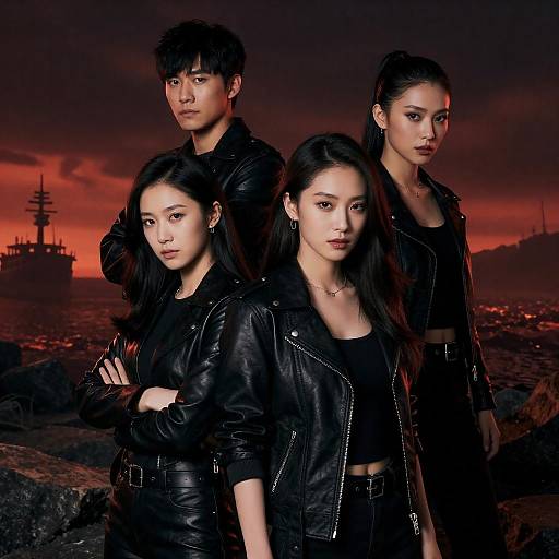 Dramatic Portraits of Intense Characters