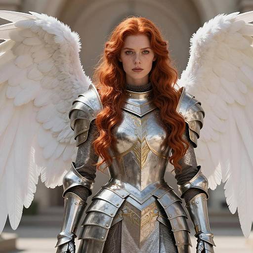 Photorealistic Angel Costume in Fantasy Art
