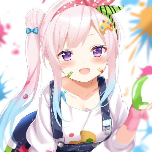 Illustration of Airani iofifteen (1st costume), hololive in the style of Koi (koisan)