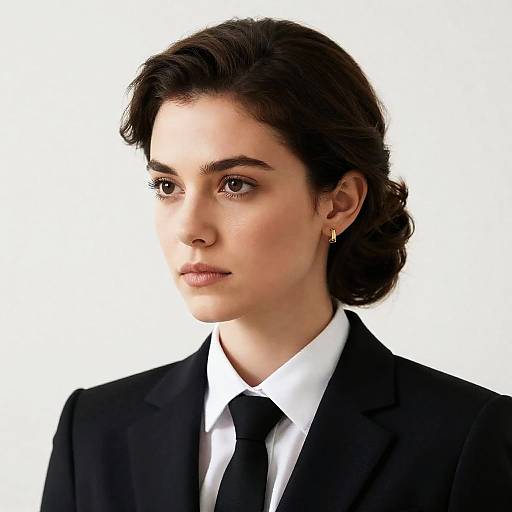 Elegant Woman in Formal Attire Portrait