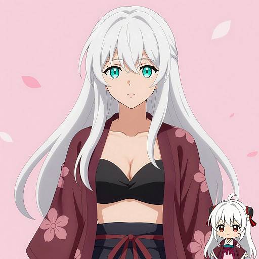 Anime Illustration of a Young Woman