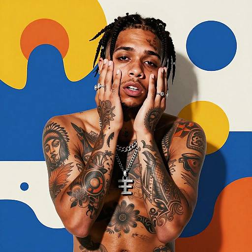 XXXTentacion in Abstract Modern Art