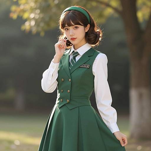 Vintage Shirley Fenette Cosplay at Golden Hour