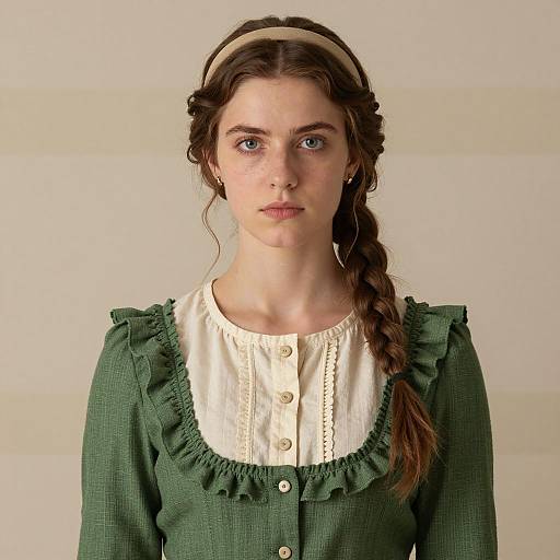 Vintage Anne of Green Gables Costume Portrait