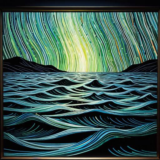 Cosmic Storms on Glass Oceans artwork