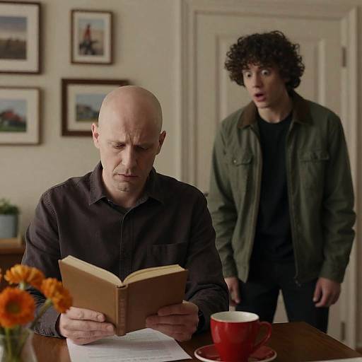 Photograph of Two Men in a Room