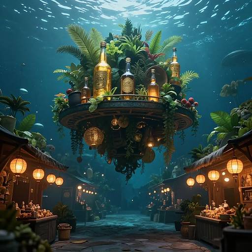 Surreal Underwater Marketplace Platform