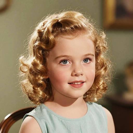 Vintage 1930s Shirley Temple Portrait
