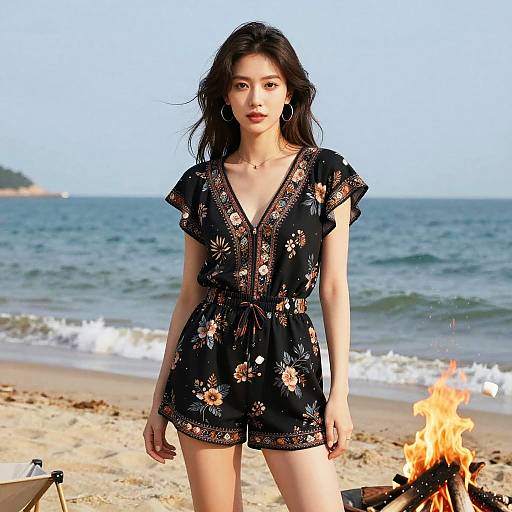 Bohemian Beach Bonfire Vibes