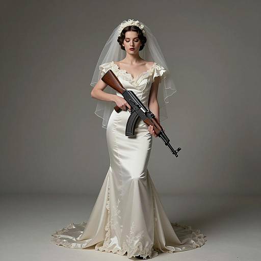 Bridal Elegance: A Powerful Portrait