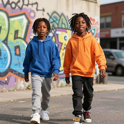 Vibrant Urban Style with Dreadlocks