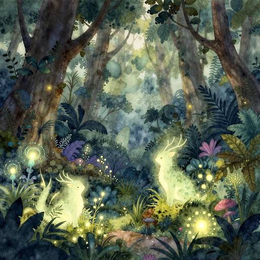 Ceretti Fantasy Forest with Bioluminescence