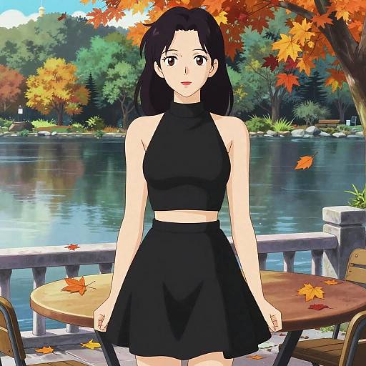 Chic Woman by Riverside in Toei Style