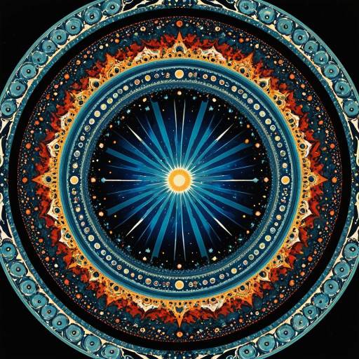 Colorful Cosmic Abyss with Kaleidoscope Planet Colorful Cosmic Abyss with Kaleidoscope Planet