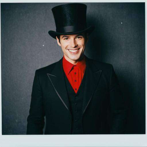 Elegant Black Hat Villain Cosplay Costume