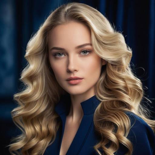 Elegant Portrait of a Glamorous Woman