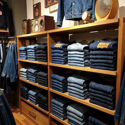 Vintage Levis Denim Store Interior