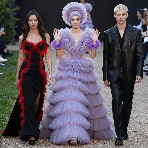 Fashion Statement on a Runway