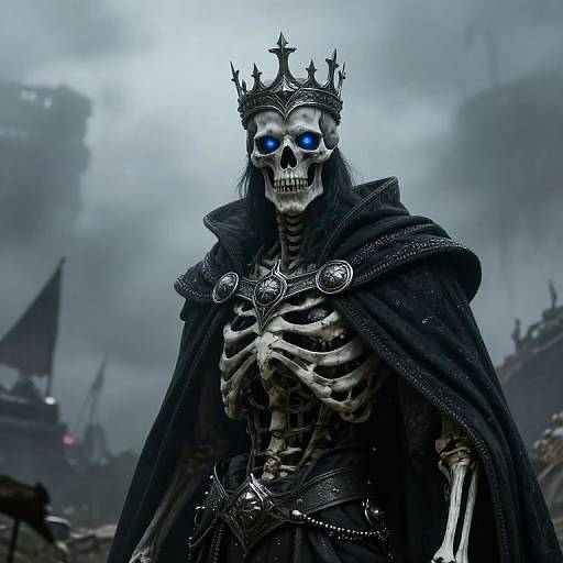 Undead Skeletal King Artwork