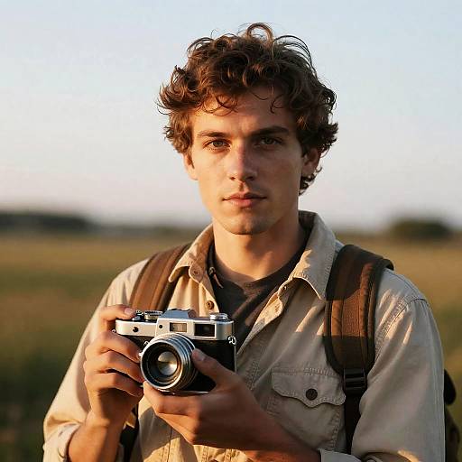 Golden Hour Explorer Portrait